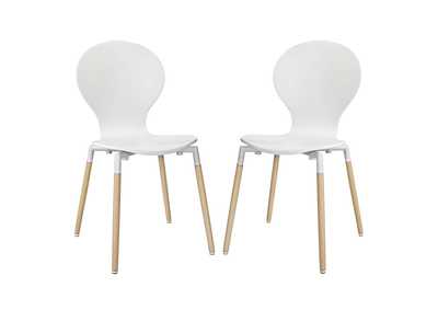 White Path Dining Chair [Set of 2]