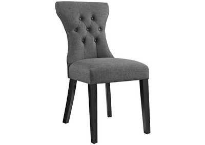 Gray Silhouette Dining Side Chair