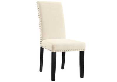 Beige Parcel Dining Upholstered Fabric Side Chair