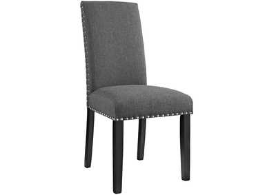 Gray Parcel Dining Upholstered Fabric Side Chair