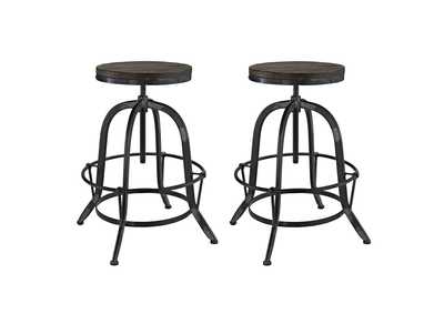 Black Collect Bar Stool [Set of 2]