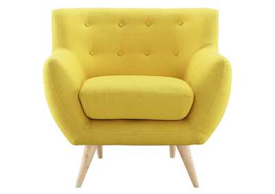 Image for Sunny Remark Upholstered Fabric Arm Chair