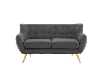 Image for Gray Remark Upholstered Fabric Loveseat