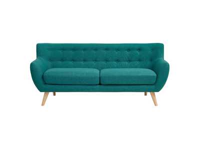 Image for Remark Teal Upholstered Fabric Sofa