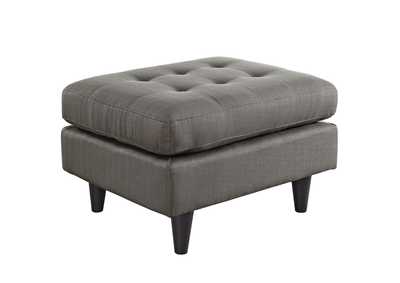 Image for Granite Empress Upholstered Fabric Ottoman