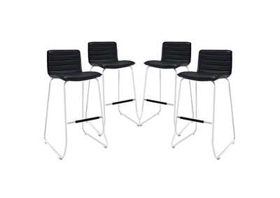 Image for Black Dive Bar Stool [Set of 4]