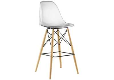 Image for Clear Pyramid Bar Stool