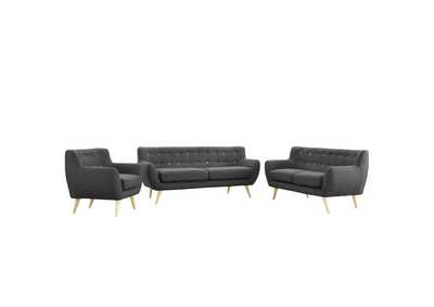 Image for Gray Remark 3 Piece Living Room Set