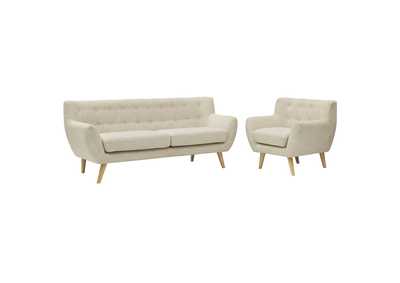 Image for Beige Remark 2 Piece Living Room Set