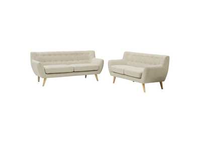 Image for Beige Remark 2 Piece Living Room Set