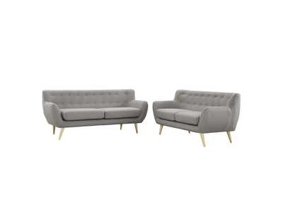 Image for Light Gray Remark 2 Piece Living Room Set