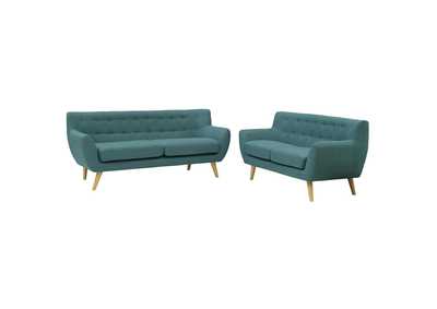 Image for Teal Remark 2 Piece Living Room Set