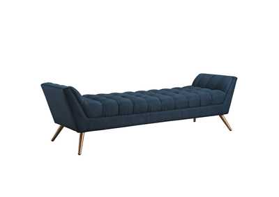 Azure Response Upholstered Fabric Bench