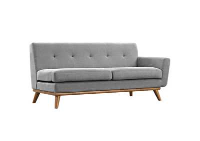 Image for Expectation Gray Engage Right-Arm Upholstered Fabric Loveseat