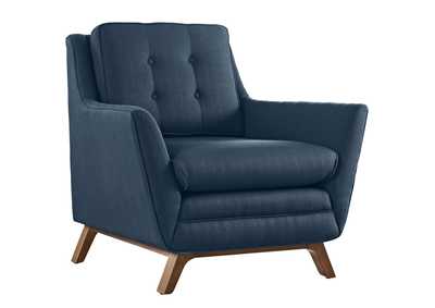 Image for Azure Beguile Upholstered Fabric Arm Chair