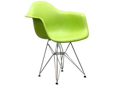 Green Paris Arm Dining Chair