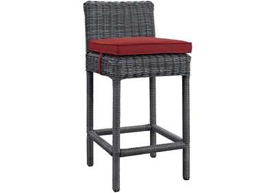 Gray Red Summon Outdoor Patio Sunbrella