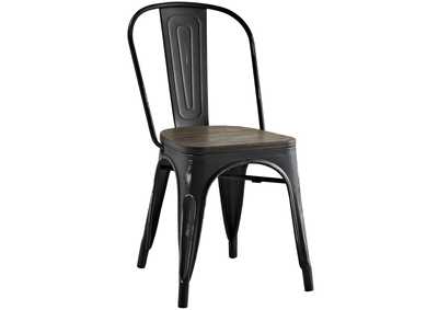 Black Promenade Bamboo Side Chair