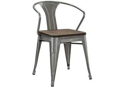 Gunmetal Promenade Bamboo Dining Chair