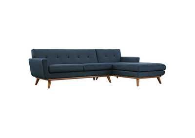 Image for Azure Engage Right-Facing Upholstered Fabric Sectional Sofa