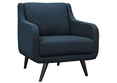 Image for Azure Verve Upholstered Fabric Arm Chair