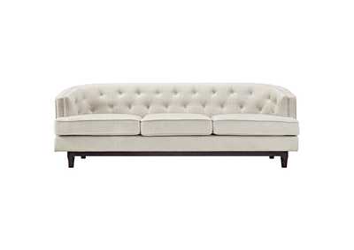 Image for Beige Coast Upholstered Fabric Sofa