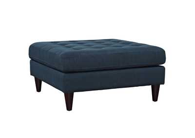 Image for Azure Empress Upholstered Fabric Large Ottoman