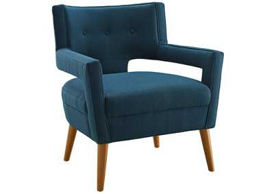 Image for Azure Sheer Upholstered Fabric Arm Chair