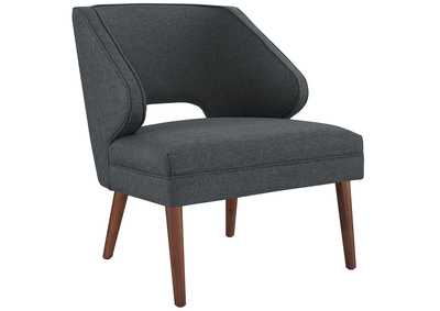 Image for Gray Dock Upholstered Fabric Arm Chair