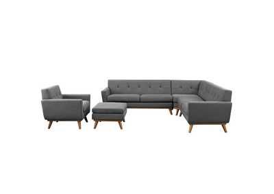 Image for Gray Engage 5 Piece Sectional Sofa