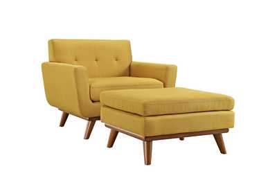 Image for Citrus Engage 2 Piece Armchair and Ottoman