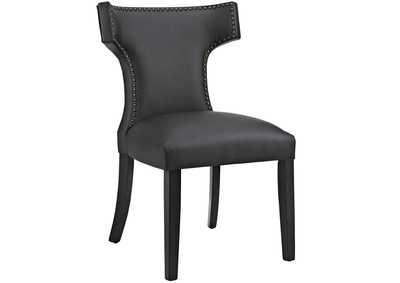 Image for Black Curve Vinyl Dining Chair