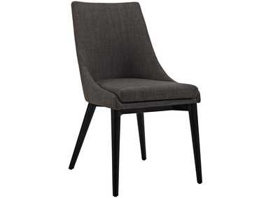 Viscount Brown Fabric Dining Chair