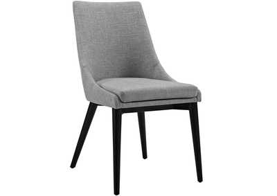 Image for Light Gray Viscount Fabric Dining Chair