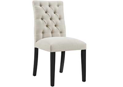 Beige Duchess Fabric Dining Chair