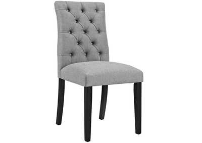 Image for Light Gray Duchess Fabric Dining Chair