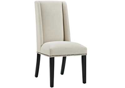 Beige Baron Fabric Dining Chair