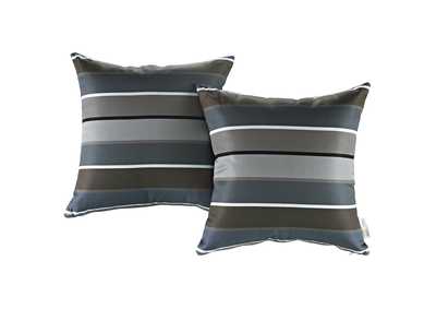 Image for Stripe Modway Two Piece Outdoor Patio Pillow Set