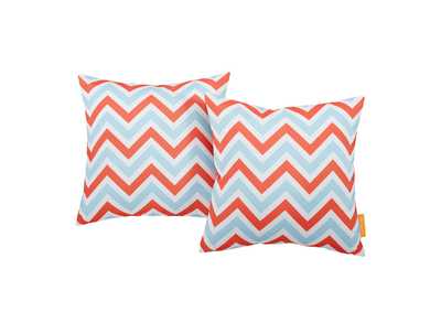 Image for Zig Zag Modway Two Piece Outdoor Patio Pillow Set