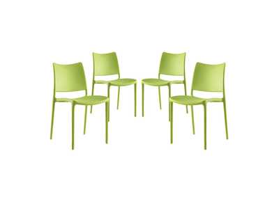 Green Hipster Dining Side Chair [Set of 4]