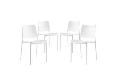 Image for Hipster White Dining Side Chair [Set of 4]