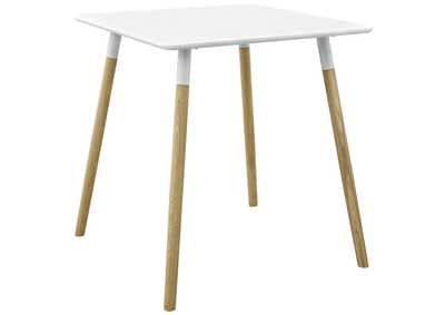 Image for White Continuum 28" Square Dining Table