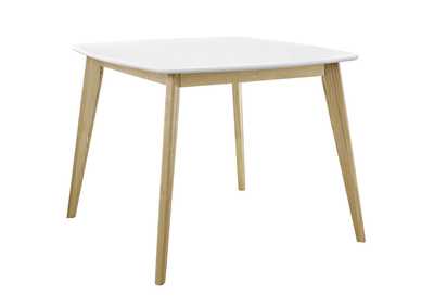 White Stratum 40" Dining Table