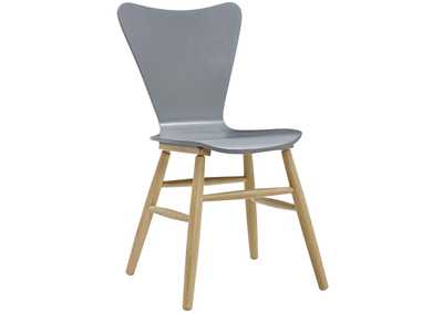 Gray Cascade Wood Dining Chair