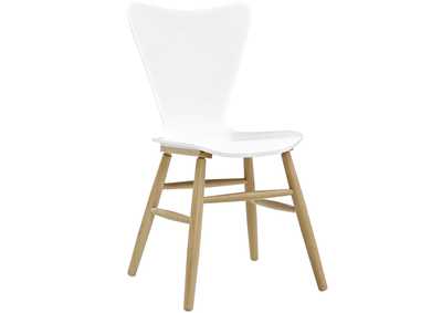 Image for White Cascade Wood Dining Chair