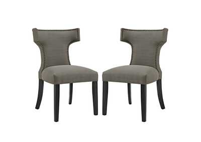 Image for Granite Curve Dining Side Chair Fabric [Set of 2]