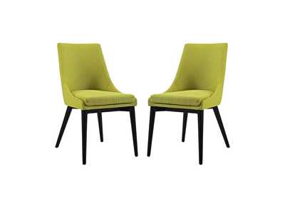 Wheatgrass viscount Dining Side Chair Fabric [Set of 2]