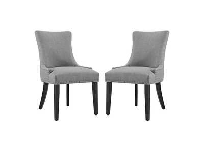 Image for Light Gray mar Dining Side Chair Fabric [Set of 2]