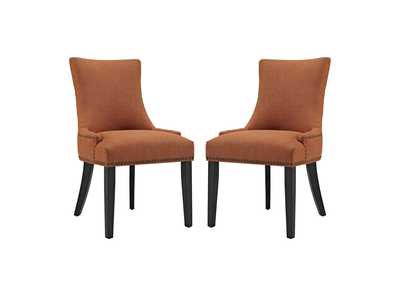 Orange mar Dining Side Chair Fabric [Set of 2]