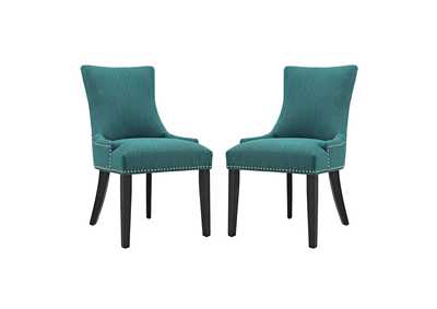 Teal mar Dining Side Chair Fabric [Set of 2]